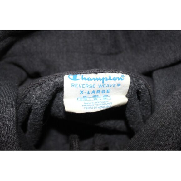 CHAMPION Reverse Weave Hoodie Granite Heather Pullover Sweatshirt - Picture 7 of 12